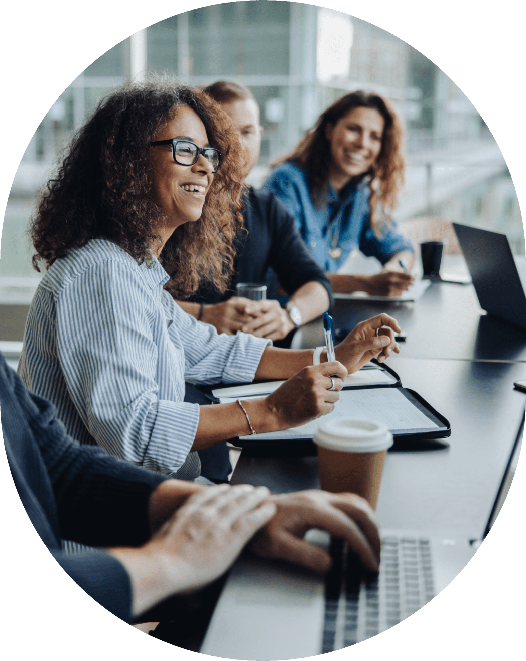 Team working on a smarter approach