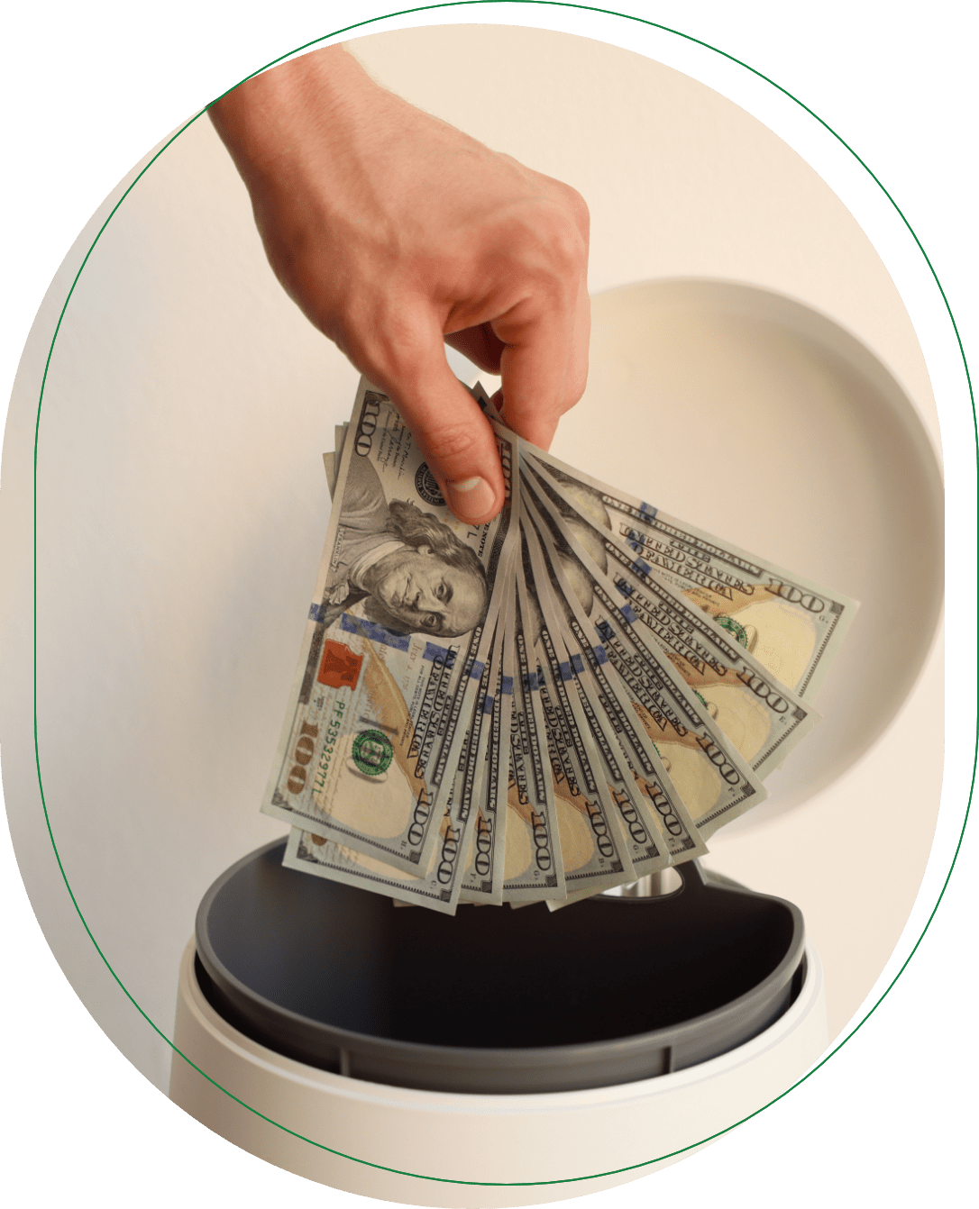 Illustration representing the cost of pay-per-dispute credit repair